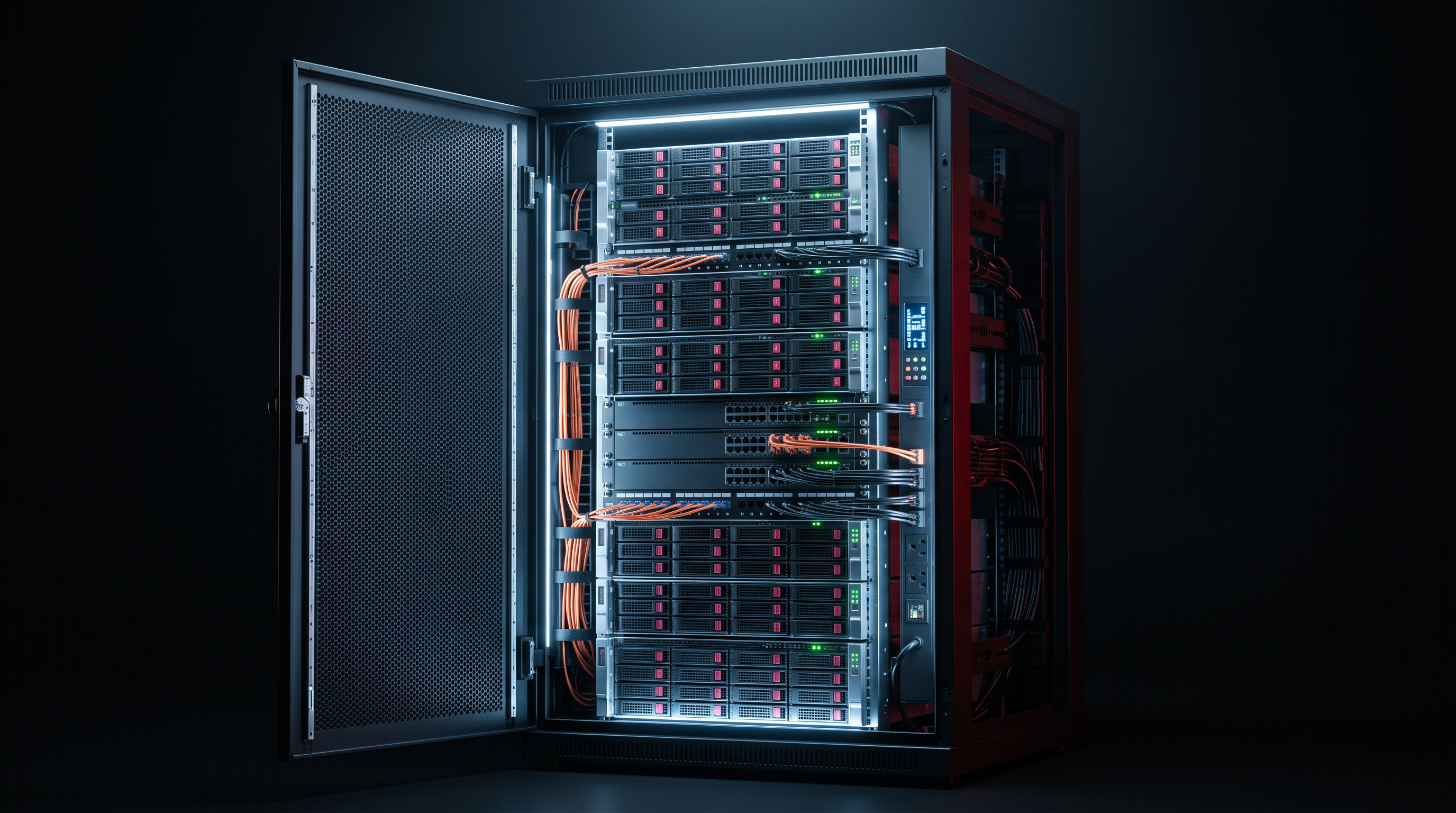 A clean unified T18 rack — one vendor, one firmware manifest